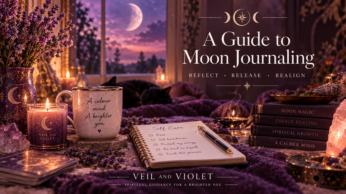 Moon Journaling for Beginners: How to Reflect, Release and Realign