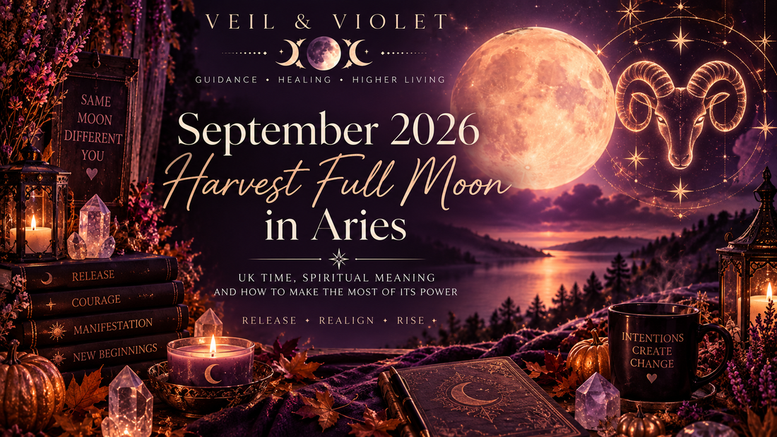 September 2026 Harvest Full Moon in Aries: UK Time, Spiritual Meaning & Ritual