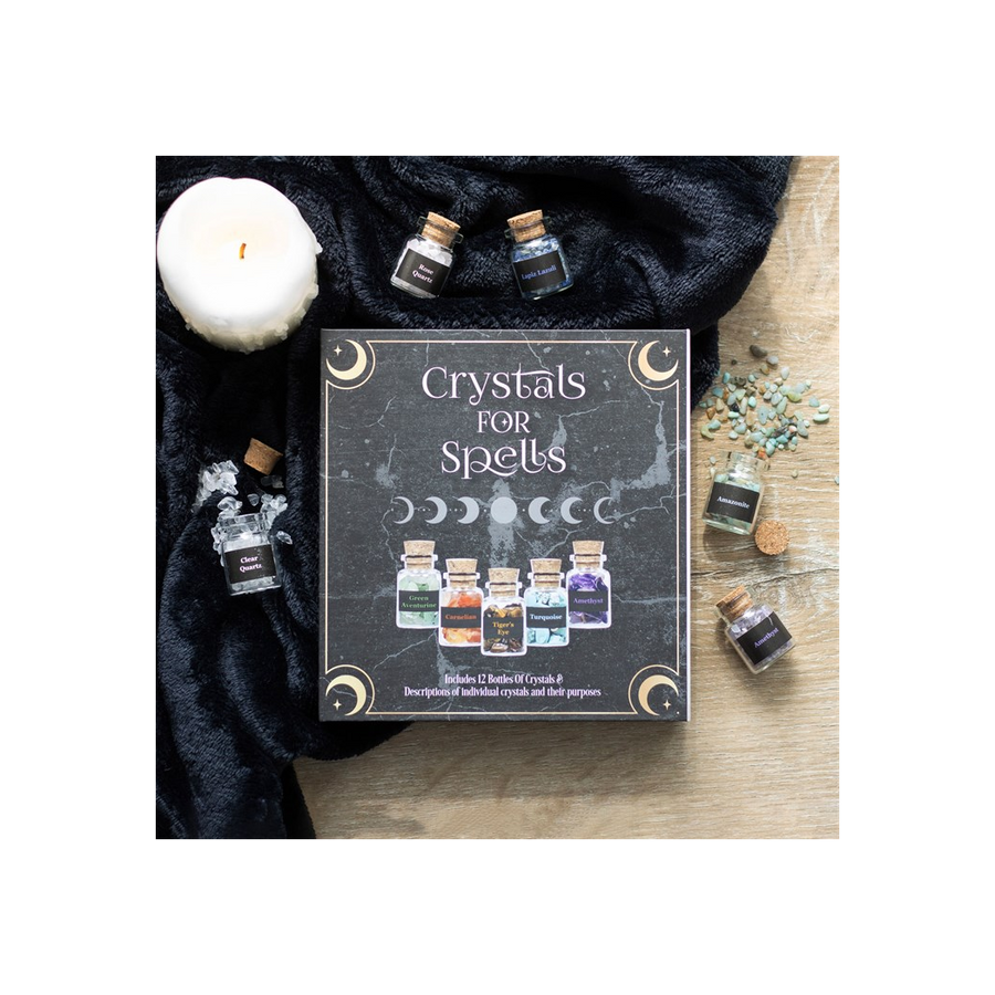 Crystals for Spells Crystal Chip Bottle Gift Set