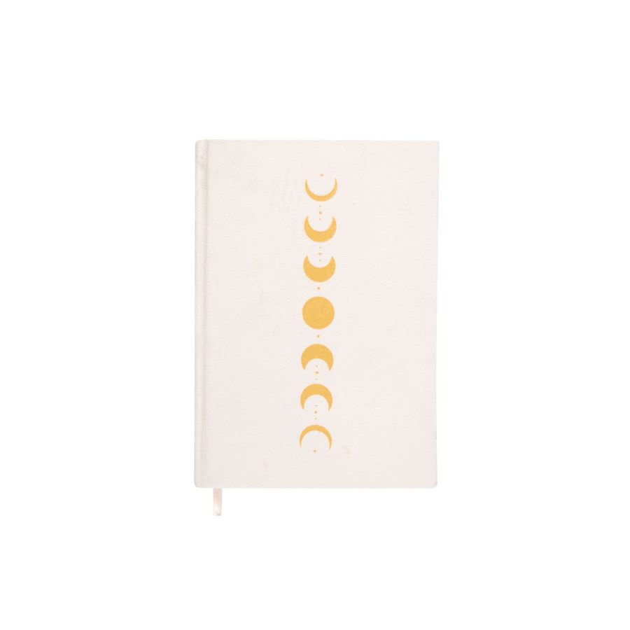 Moon Phase Velvet A5 Notebook