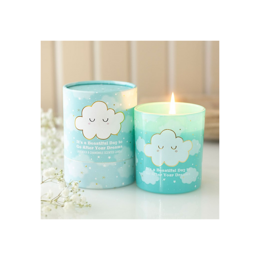 Cloud Print Lavender & Chamomile Candle